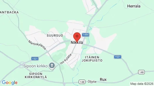 Houses for rent i Sipoo - kort over placeringen