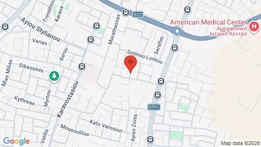Apartments for rent i Nicosia Strovolos - kort over placeringen
