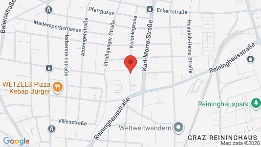 Apartments for rent i Graz - kort over placeringen