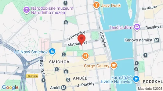 Apartments for rent i Prague 5 - kort over placeringen