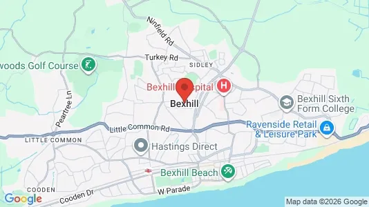 Apartments for rent i Bexhill-on-Sea - East Sussex - kort over placeringen