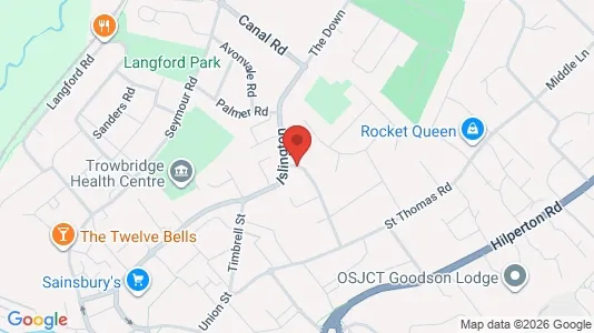 Apartments for rent i Trowbridge - Wiltshire - kort over placeringen