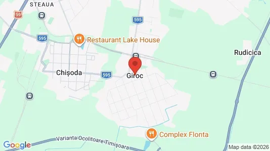 Apartments for rent i Giroc - kort over placeringen