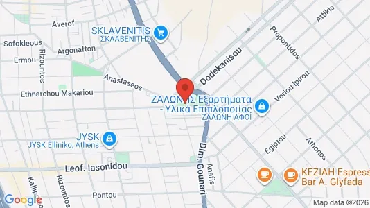 Apartments for rent i Elliniko-Argyroupoli - kort over placeringen