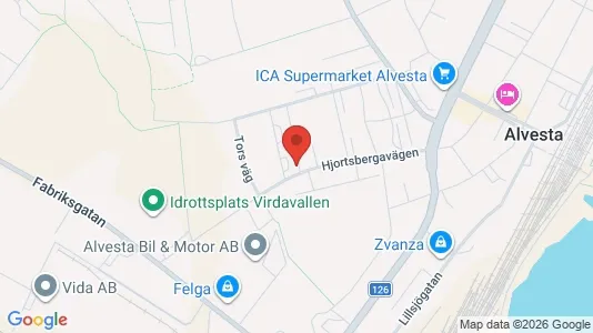 Apartments for rent i Alvesta - kort over placeringen