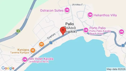 Apartments for rent i Kavala - kort over placeringen
