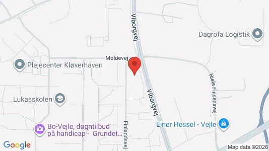 Apartments for rent i Vejle Center - kort over placeringen