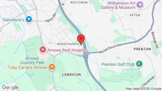 Houses for rent i Wirral - Merseyside - kort over placeringen