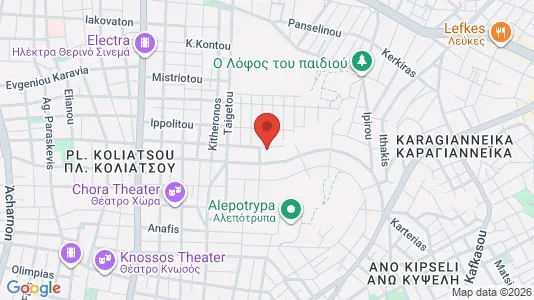 Apartments for rent i Galatsi - kort over placeringen