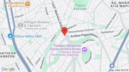 Apartments for rent i Agios Dimitrios - kort over placeringen
