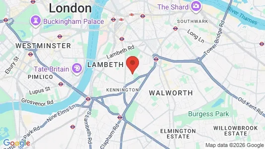 Apartments for rent i London SE11 - kort over placeringen