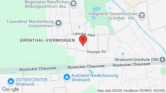 Apartments for rent i Vorpommern-Rügen - kort over placeringen