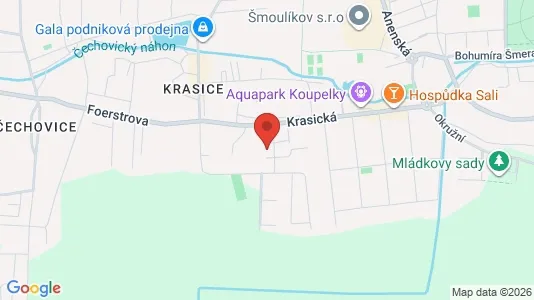 Apartments for rent i Prostějov - kort over placeringen