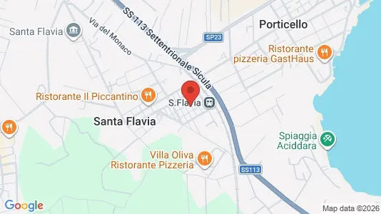 Apartments for rent i Santa Flavia - kort over placeringen