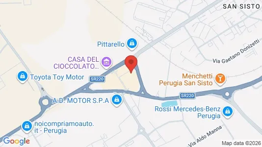 Apartments for rent i Perugia - kort over placeringen