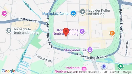 Apartments for rent i Mecklenburgische Seenplatte - kort over placeringen
