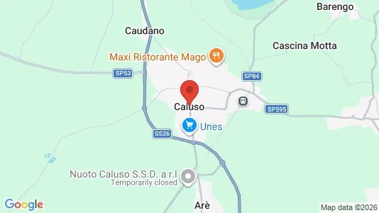 Apartments for rent i Caluso - kort over placeringen
