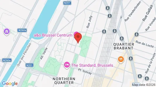 Apartments for rent i Brussels Schaarbeek - kort over placeringen
