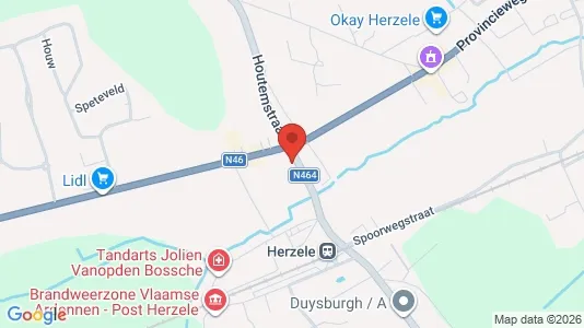 Apartments for rent i Herzele - kort over placeringen