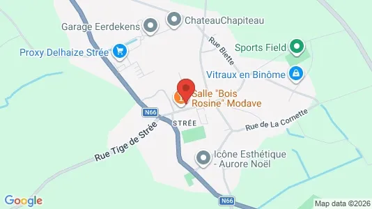 Apartments for rent i Modave - kort over placeringen