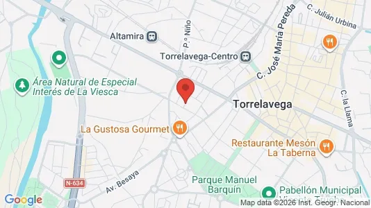 Apartments for rent i Torrelavega - kort over placeringen