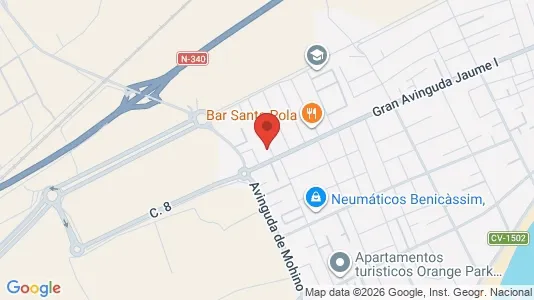 Apartments for rent i Benicasim/Benicàssim - kort over placeringen