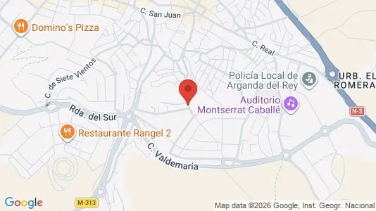 Apartments for rent i Arganda del Rey - kort over placeringen