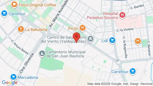Apartments for rent i Badajoz - kort over placeringen