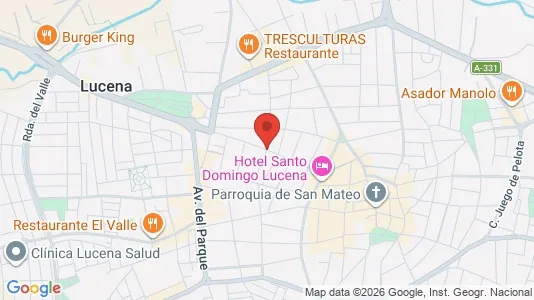 Apartments for rent i Lucena - kort over placeringen