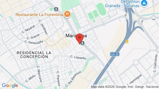 Apartments for rent i Maracena - kort over placeringen