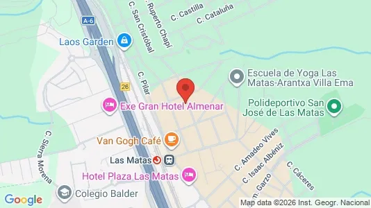 Rooms for rent i Las Rozas de Madrid - kort over placeringen