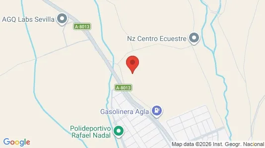 Apartments for rent i Burguillos - kort over placeringen