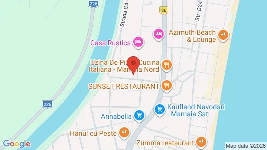 Apartments for rent i Năvodari - kort over placeringen