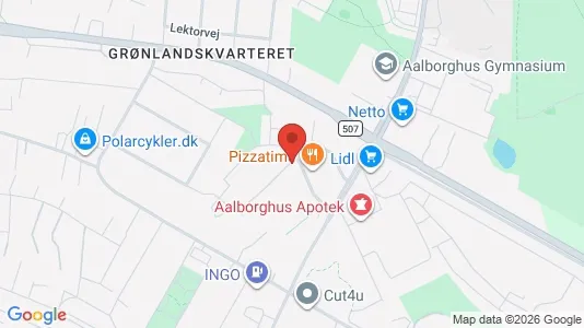 Apartments for rent i Aalborg SØ - kort over placeringen