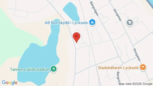 Apartments for rent i Lycksele - kort over placeringen