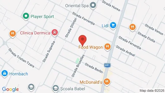 Apartments for rent i Timişoara - kort over placeringen