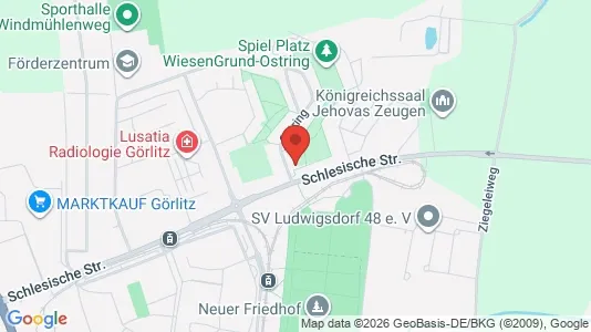 Apartments for rent i Görlitz - kort over placeringen