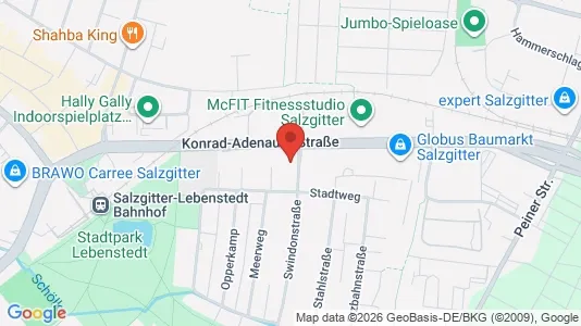 Apartments for rent i Salzgitter - kort over placeringen
