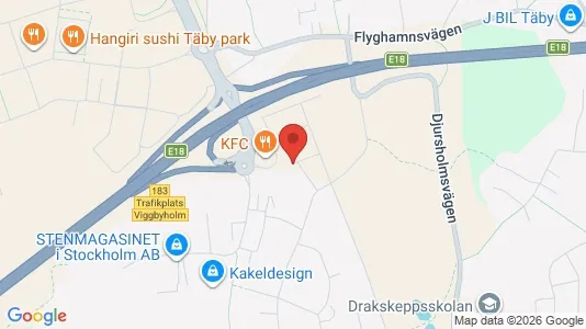 Apartments for rent i Täby - kort over placeringen