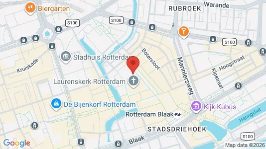 Apartments for rent i Rotterdam Centrum - kort over placeringen