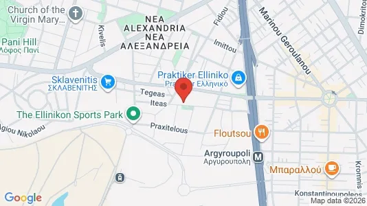 Apartments for rent i Elliniko-Argyroupoli - kort over placeringen