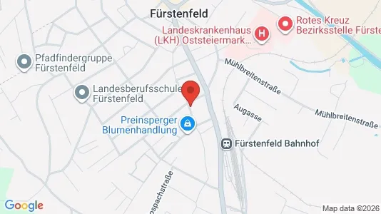 Apartments for rent i Fürstenfeld - kort over placeringen