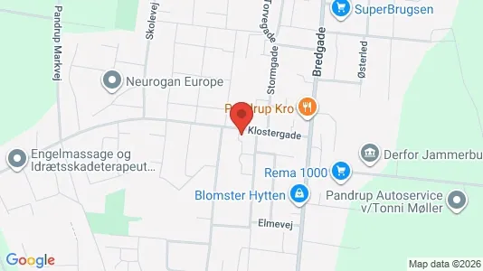 Apartments for rent i Pandrup - kort over placeringen
