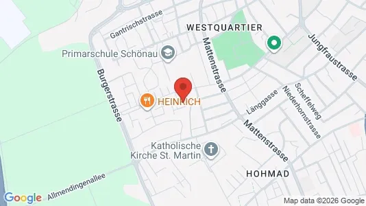 Apartments for rent i Thun - kort over placeringen