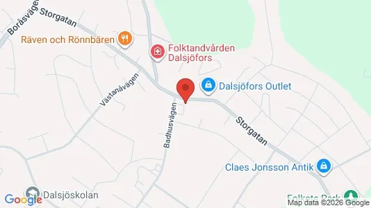 Apartments for rent i Borås - kort over placeringen