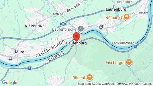 Apartments for rent i Laufenburg - kort over placeringen