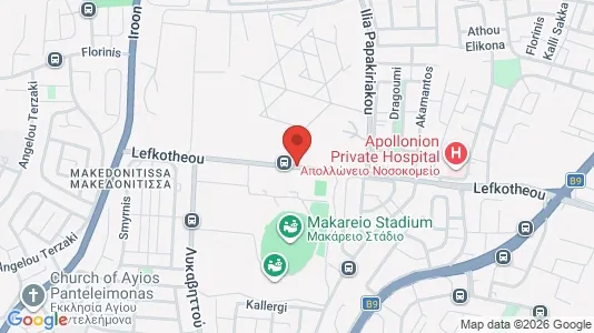 Apartments for rent i Nicosia Egkomi - kort over placeringen