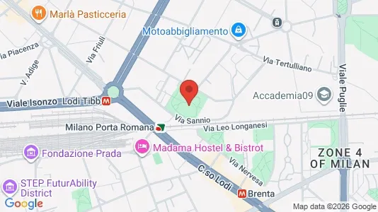 Apartments for rent i Milano Zona 4 - Vittoria, Forlanini - kort over placeringen