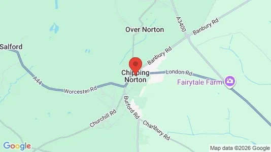 Houses for rent i Chipping Norton - Oxfordshire - kort over placeringen