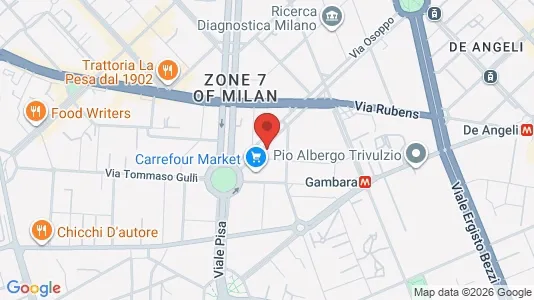 Apartments for rent i Milano Zona 6 - Barona, Lorenteggio - kort over placeringen